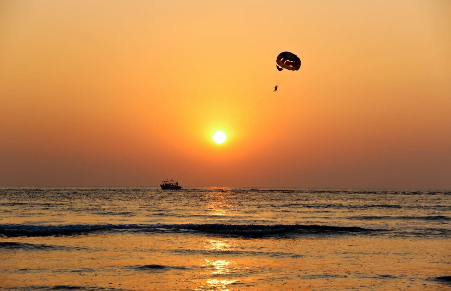 Picturesque Parasailing